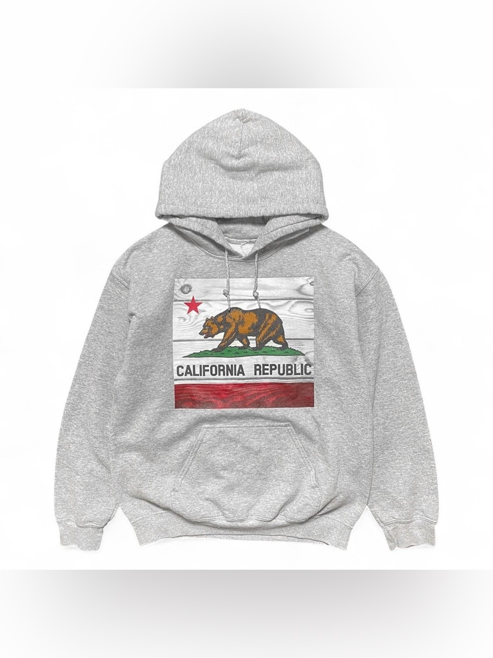 Men’s California Republic Graphic Hoodie - Light Grey